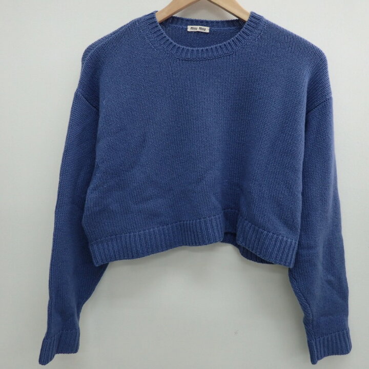 楽天市場】MIUMIU ミュウミュウ 【国内正規品】カシミヤ100%ショート丈  