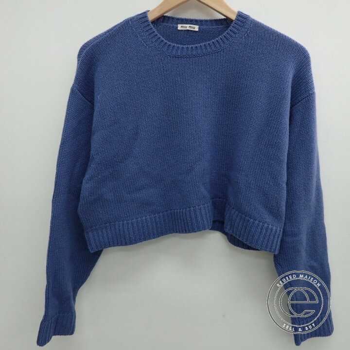 楽天市場】MIUMIU ミュウミュウ 【国内正規品】カシミヤ100%ショート丈  