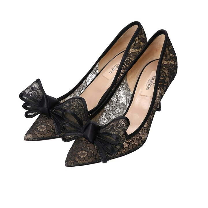 楽天市場】VALENTINO バレンチノ リボン 総レース ポインテッドトゥ 
