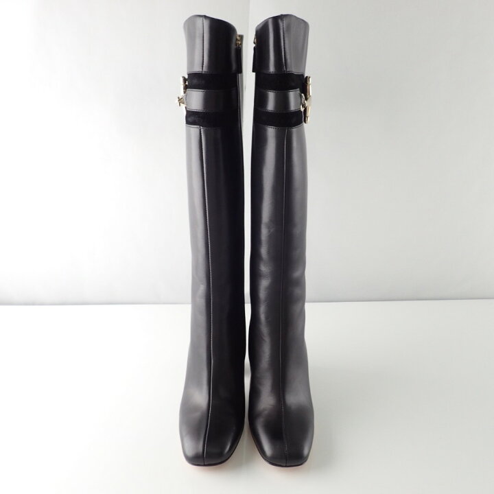 楽天市場】未使用展示品○ GUCCI グッチ 217204 黒 ビット サイド 