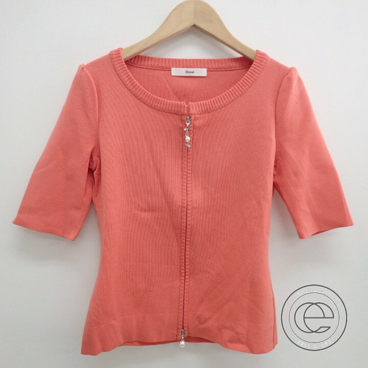 楽天市場】Rene ルネ 6522160 パール/ビジュー ジップチャーム付 五分  