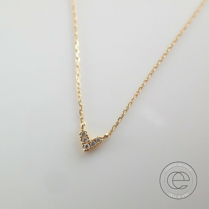 楽天市場】AHKAH アーカー K18YG ダイヤ ローラハート ネックレス  