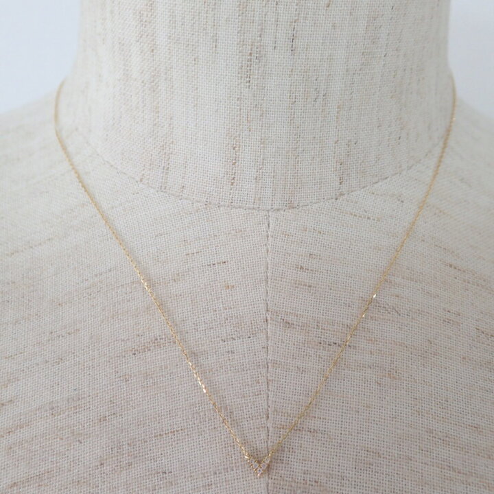 楽天市場】AHKAH アーカー K18YG ダイヤ ローラハート ネックレス  