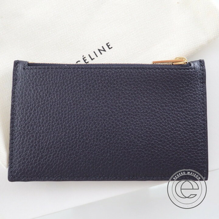 CELINE カードコインケース ネイビーブルー