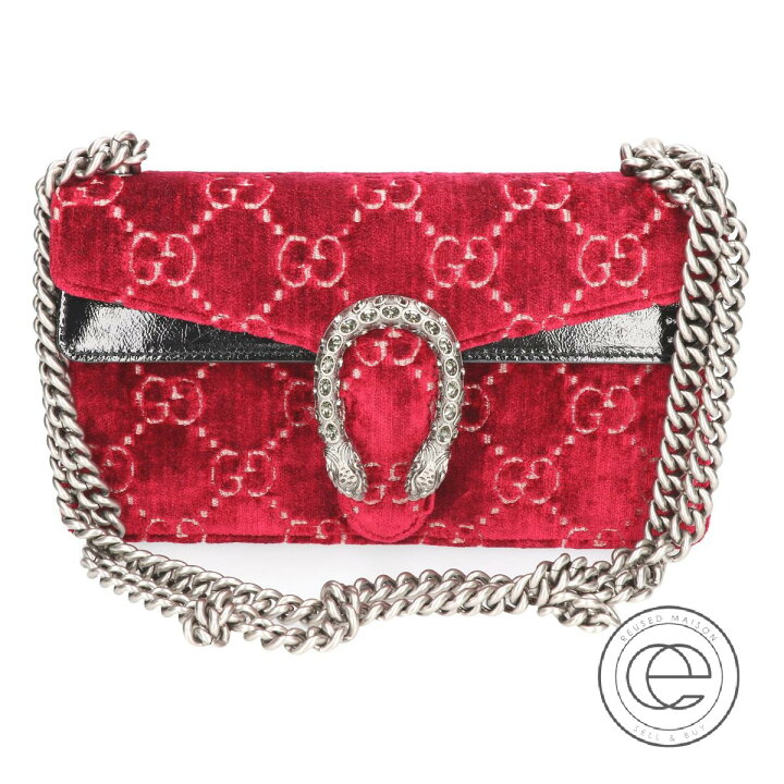 楽天市場】GUCCI グッチ 499623 200047 Dionysus GG velvet Small 