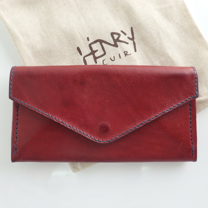henry cuir アンリークイール長財布ユーロピーン - 長財布 