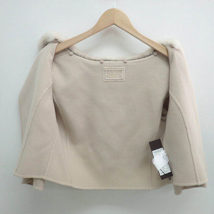 楽天市場】FOXEYフォクシー 新品同様□35904 Champagne ミンクファー付  