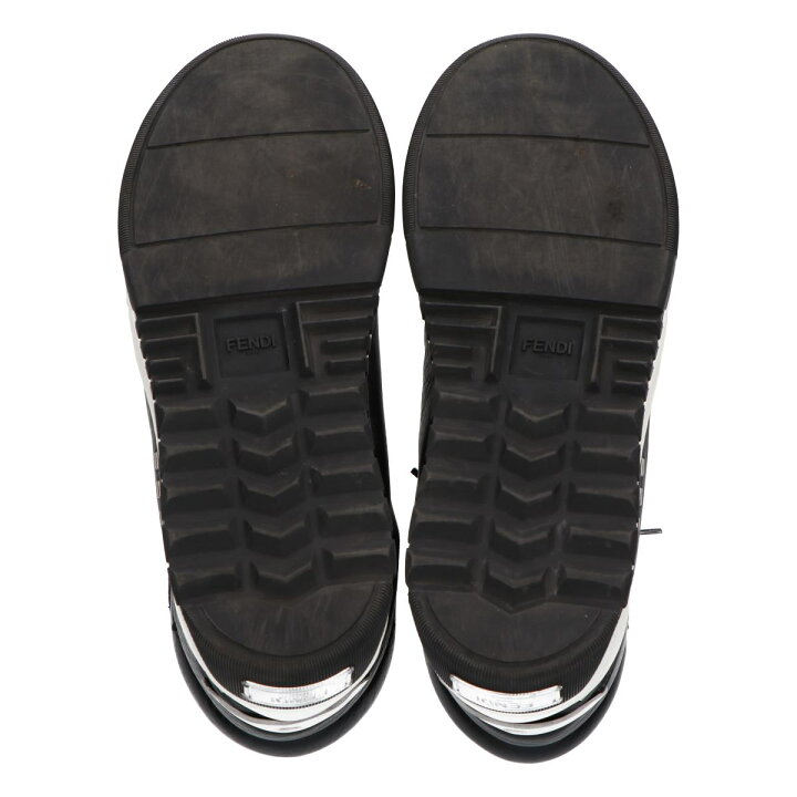 楽天市場】FENDIフェンディ スタッズ付 レザー ハイカットスニーカー  