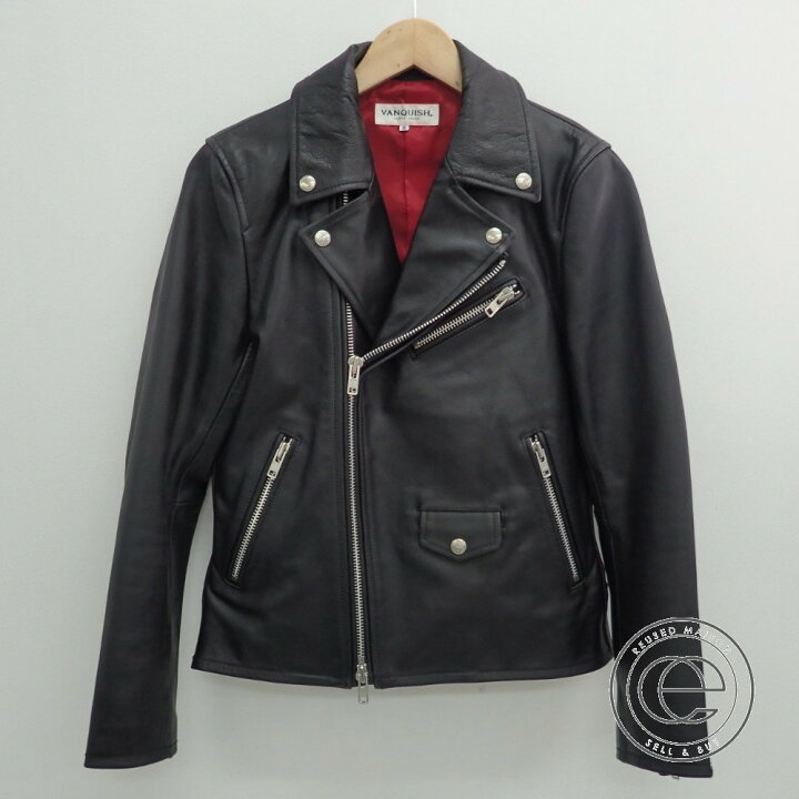 楽天市場】VANQUISH ヴァンキッシュ VJJ3068 カウレザーダブル  