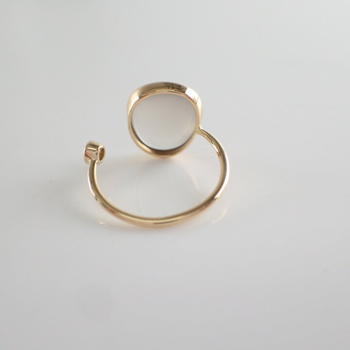 楽天市場】MARIHAマリハ K18TG グレームーンストーン Organic Gems  