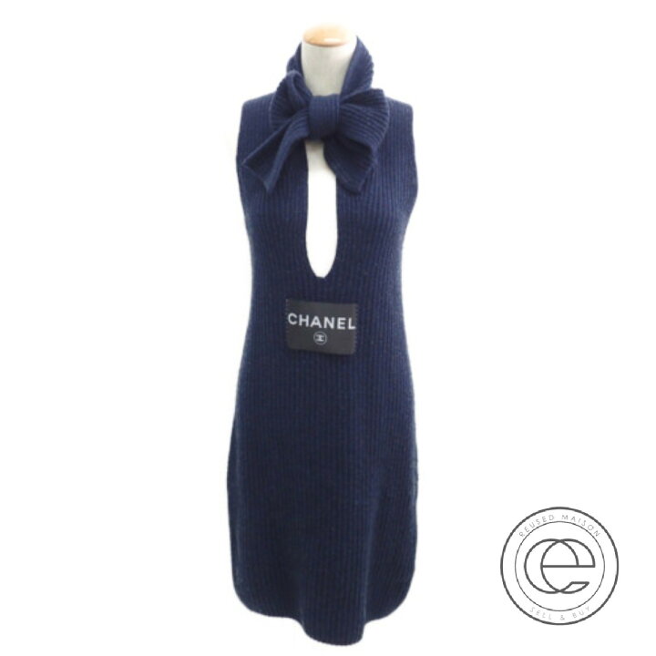 楽天市場】CHANELシャネル 08C P32447K00690 カシミヤ100% ストール付