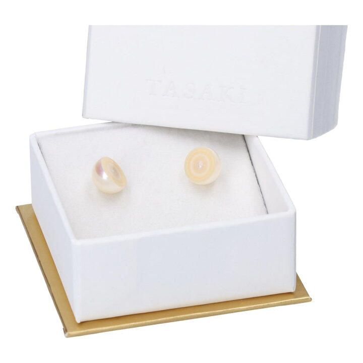 楽天市場】TASAKIタサキ M/G EC-3833-1-18KYG SLICED Earrings 