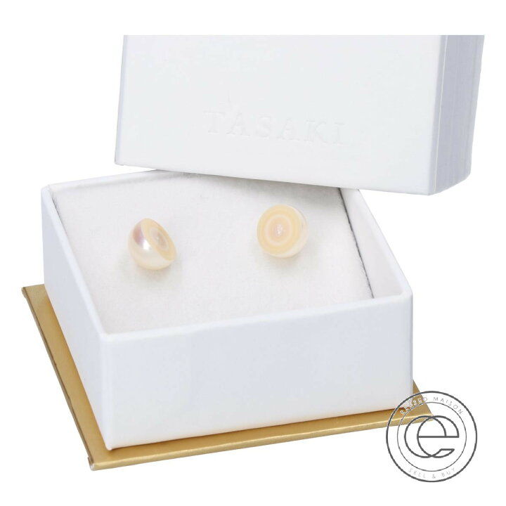 楽天市場】TASAKIタサキ M/G EC-3833-1-18KYG SLICED Earrings  