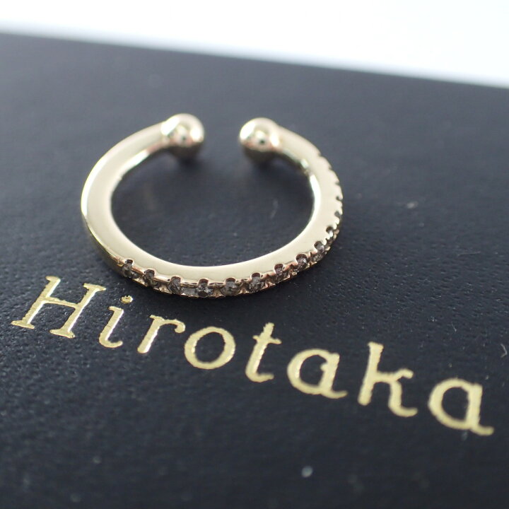 楽天市場】hirotakaヒロタカ 0106000410 K10YG/ダイヤモンド0.07ct 