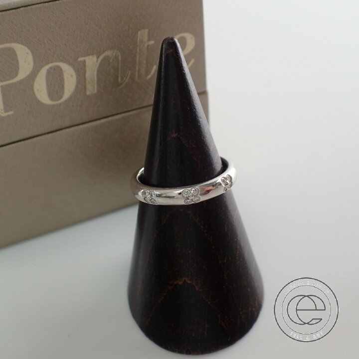 楽天市場】Ponte Vecchioポンテヴェキオ Pt900 ダイヤ0.12ct FIORATO 