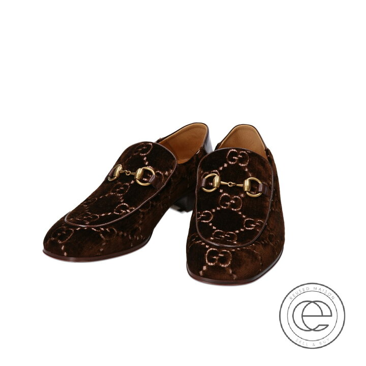 楽天市場】GUCCI グッチ 526298 オンライン限定 GGベルベット ホース 