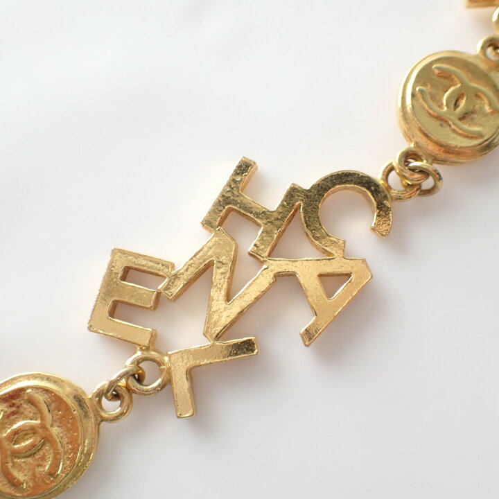 楽天市場】CHANELシャネル アルファベットロゴ×ココマーク ロング  