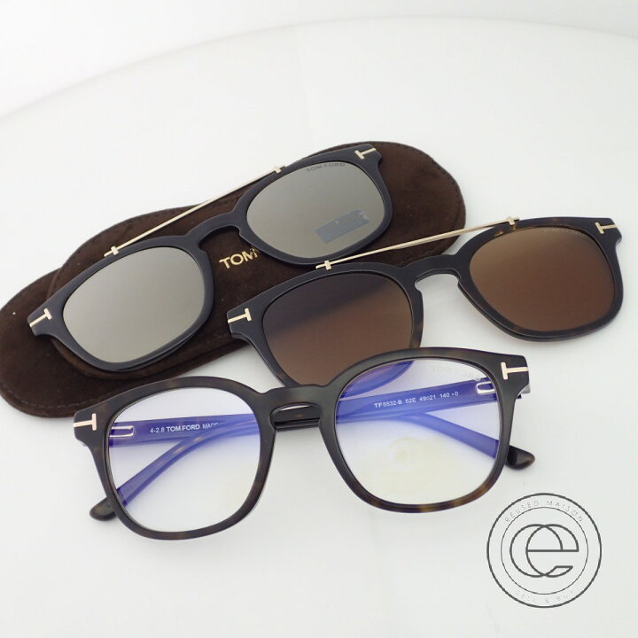 楽天市場】TOM FORD トムフォード TF5532-B クリップオン メガネ  