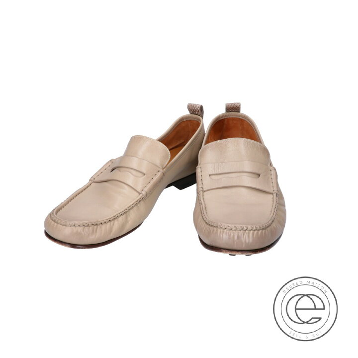 楽天市場】GUCCI グッチ 407443 USED加工レザー コインローファー 7 