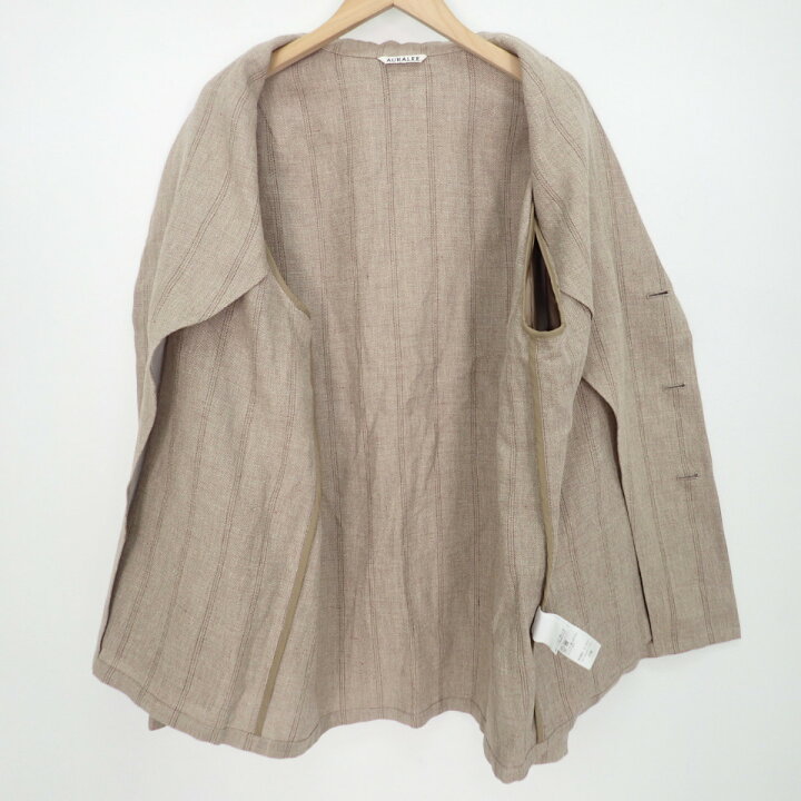 楽天市場】AURALEEオーラリー【19SS】A9SB02LW LINEN WOOL SILK SHARK 