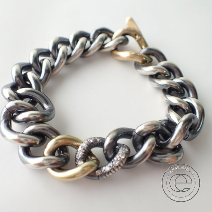 楽天市場】humハム humete collection SV×K18 ダイヤモンド0.12ct 
