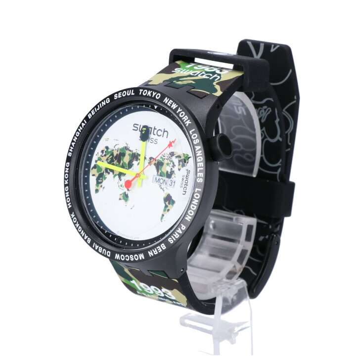 楽天市場】A BATHING APE アベイシングエイプ 【未使用◇】BAPE×SWATCH 