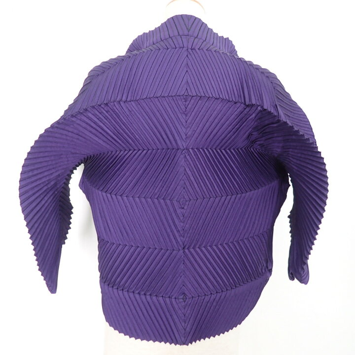 楽天市場】ISSEY MIYAKE イッセイミヤケ プリーツ 変形スタンドカラー 