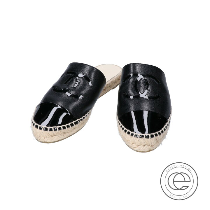 楽天市場】CHANEL シャネル ZG33553 CC ココマーク レザー×パテント 