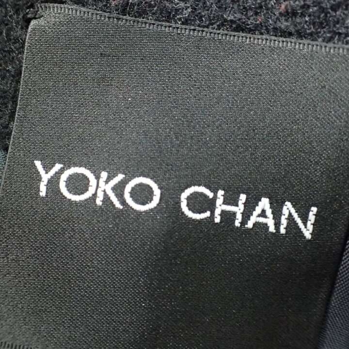 楽天市場】YOKO CHAN ヨーコチャン YCC-415-048 ウール 裾ファー切替  