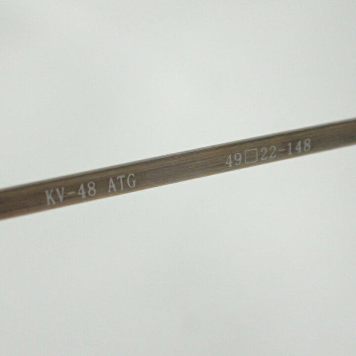 楽天市場】金子眼鏡KANEKO OPTICAL KV-48 ATG VINTAGE シリーズ PURE 