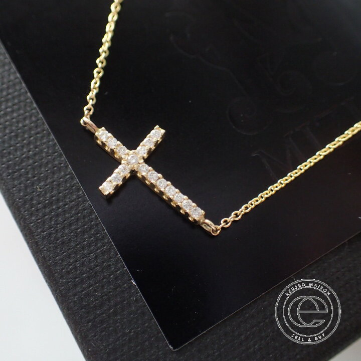 楽天市場】MIZUKI ミズキ K14YG ダイヤモンド サイドウェイ クロス  