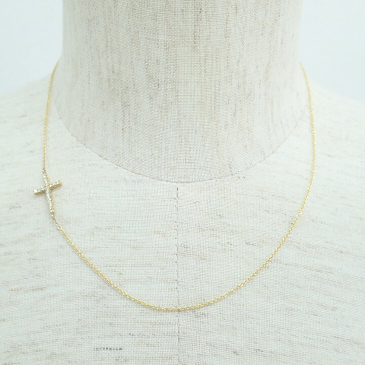 楽天市場】MIZUKI ミズキ K14YG ダイヤモンド サイドウェイ クロス  