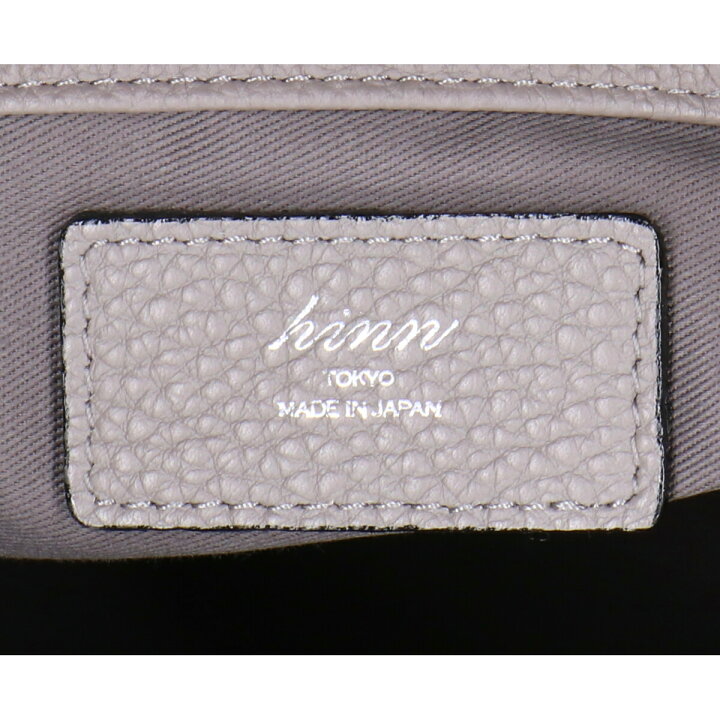 楽天市場】hinn ヒン シュリンクレザー トートバッグ グレー 【中古 