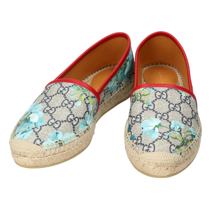 楽天市場】GUCCI グッチ 546151 GGスプリーム×フローラ エスパドリーユ 