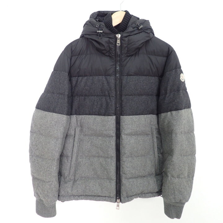 楽天市場】MONCLERモンクレール HARVEYハービー ウール切替 フーデッド 
