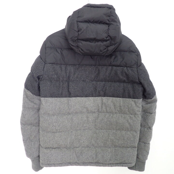 楽天市場】MONCLERモンクレール HARVEYハービー ウール切替 フーデッド  