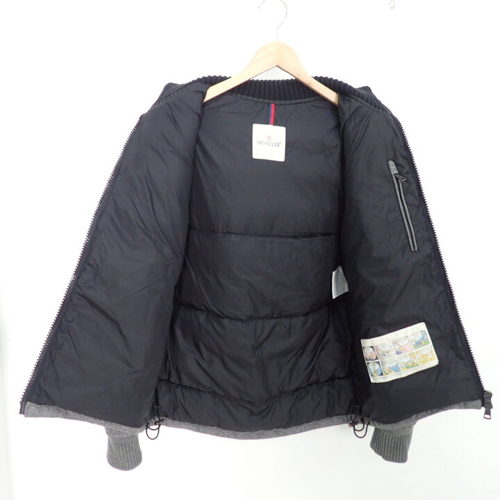 楽天市場】MONCLERモンクレール HARVEYハービー ウール切替 フーデッド  