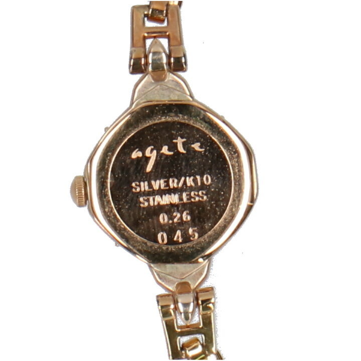 楽天市場】ageteアガット 21周年限定 K10/SV/SS ダイヤモンド0.26ct 