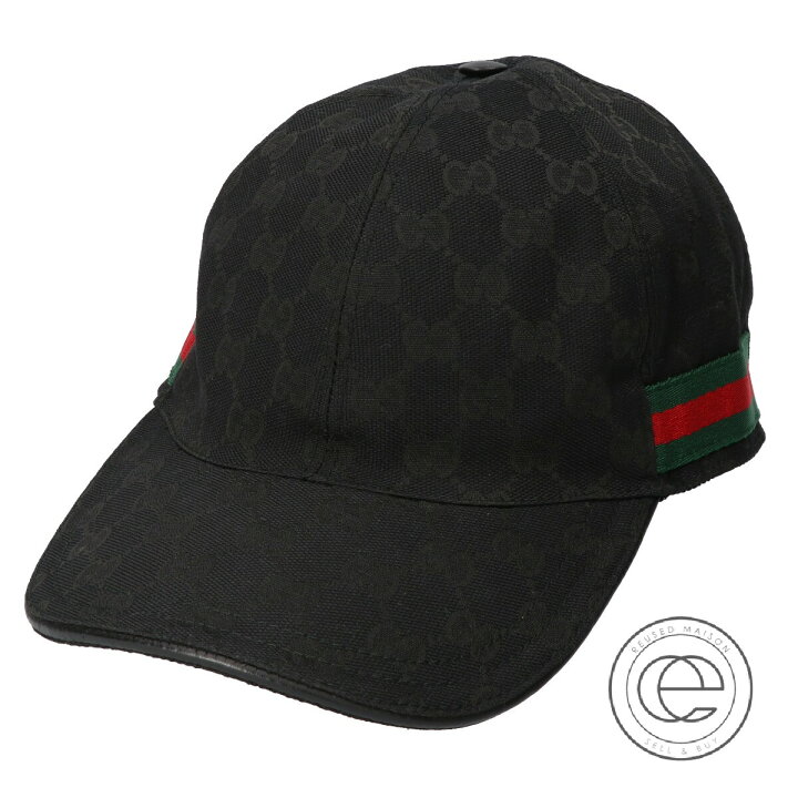 楽天市場】GUCCI グッチ 200035 202291 GGキャンバスベースボール 