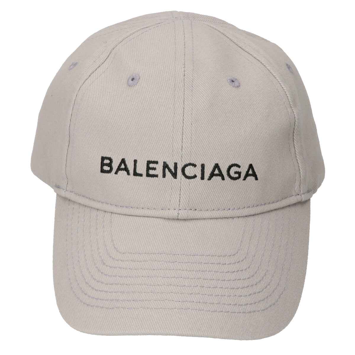 BALENCIAGA バレンシアガ 499071 310B5 ロゴ刺繍 ベースボールキャップ 帽子 L/58 グレー 【中古】 | ブランドリサイクル　 エコスタイル