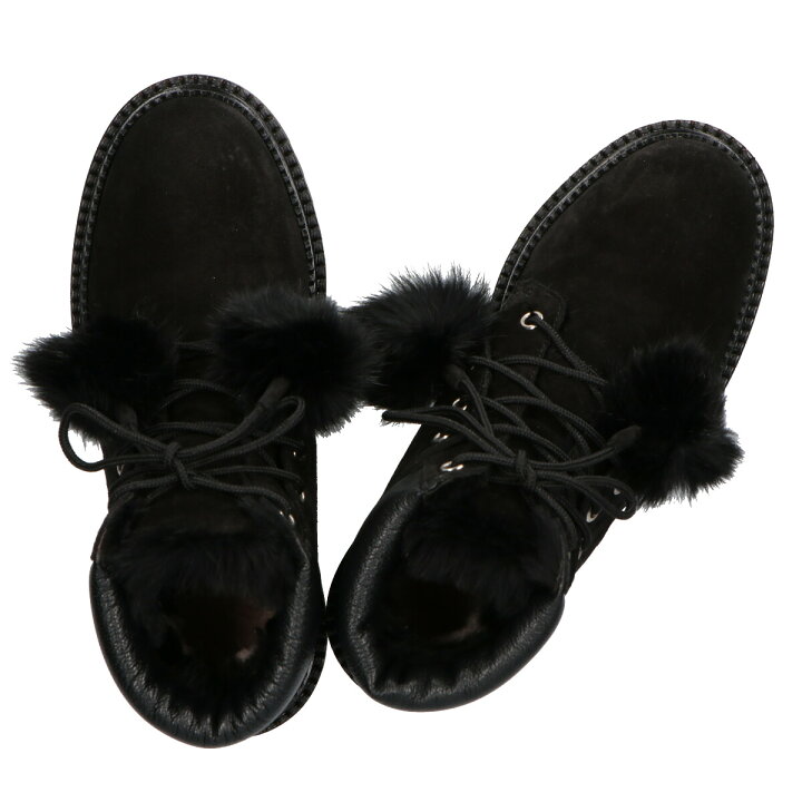 楽天市場】JIMMY CHOO ジミーチュウ ELBA FLAT ボンボンファー付 