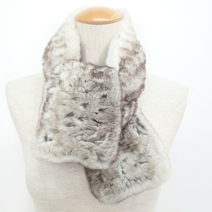 楽天市場】CHANEL シャネル CC ココマーク チンチラファー マフラー  