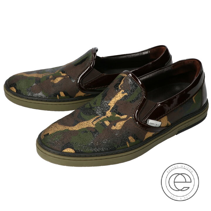 楽天市場】JIMMY CHOO ジミーチュウ パテントレザー×カモフラ柄 