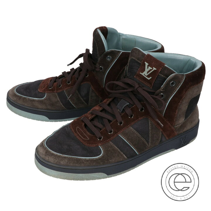 楽天市場】LOUIS VUITTON ルイヴィトン スエード×レザー ハイカット  