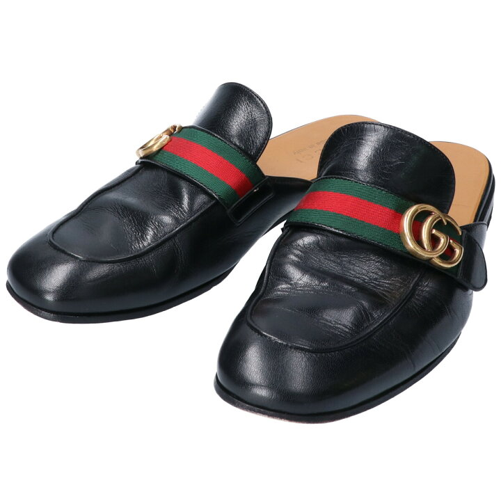 楽天市場】GUCCI グッチ 469891 プリンスタウン ダブルG付 スリッパー 
