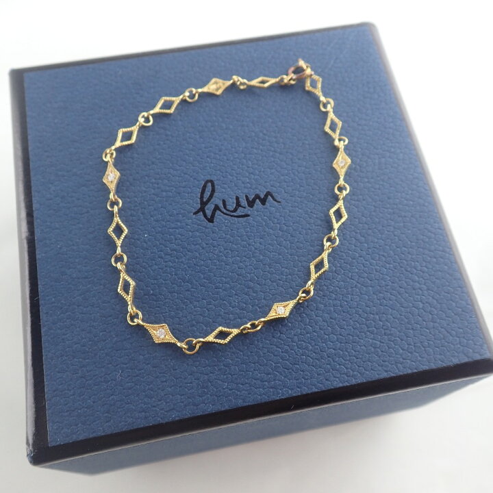 楽天市場】hum ハム GBR2703 K18GG ダイヤモンド halo series  