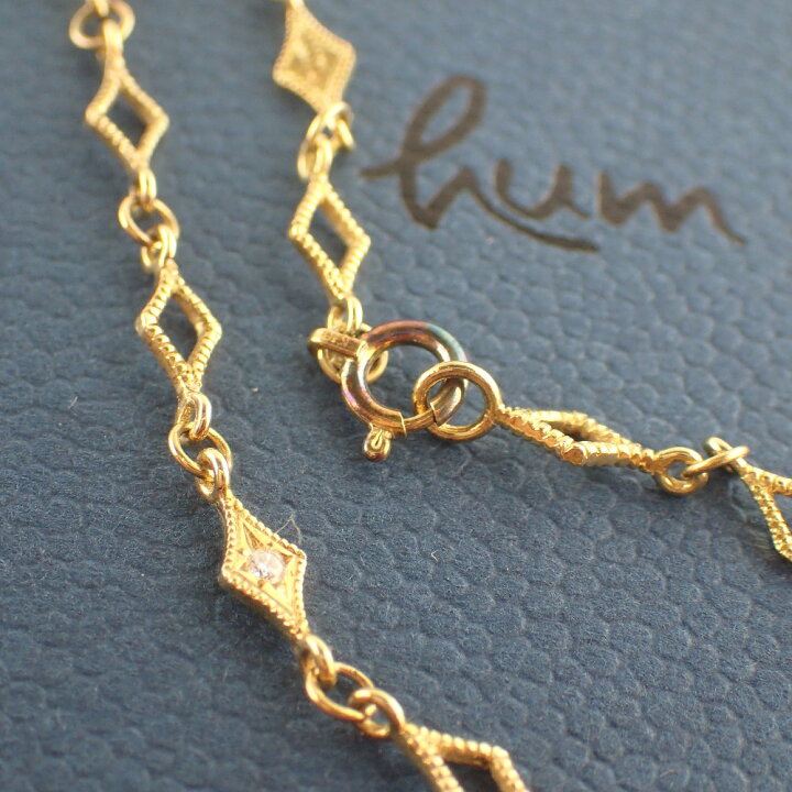 楽天市場】hum ハム GBR2703 K18GG ダイヤモンド halo series  