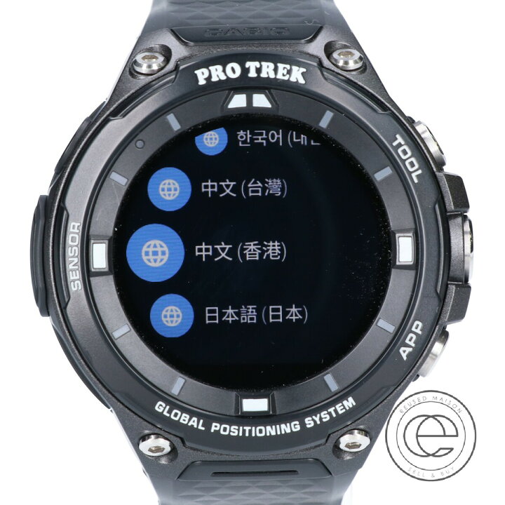 楽天市場】CASIO カシオ WSD-F20-BK PROTREK Smart アウトドアスマート 