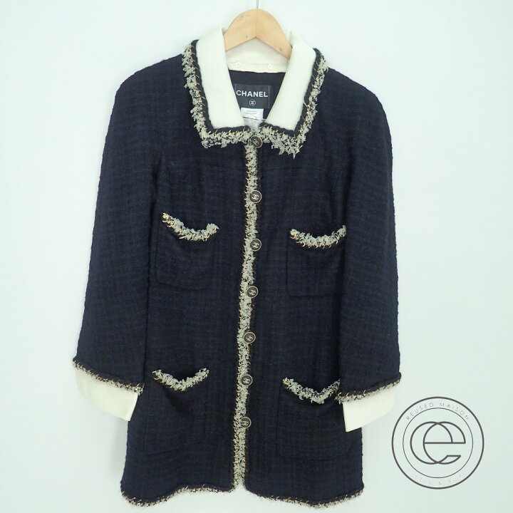 楽天市場】CHANELシャネル 11A P41882V30488 シルク/アンゴラ混ウール  