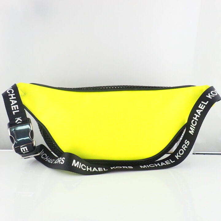 Michael Kors ネオンイエロー ショルダーバッグ